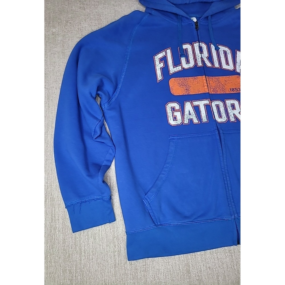 NCAA UF Florida Gators Hoodie Full Zip Sweatshirt Mens XL Blue Orange Y2K - Picture 6 of 10